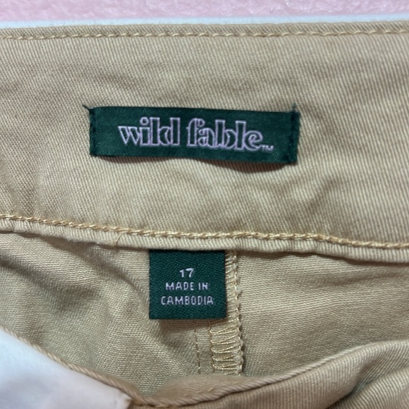 Wild Fable Fold Over Tan Regular Fit Pants. Size 17 - Picture 5 of 11
